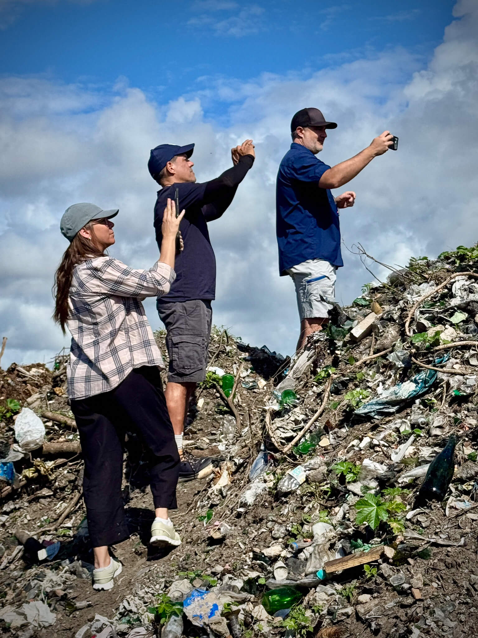 Rescued Movie behind the scenes - Viewing the dump