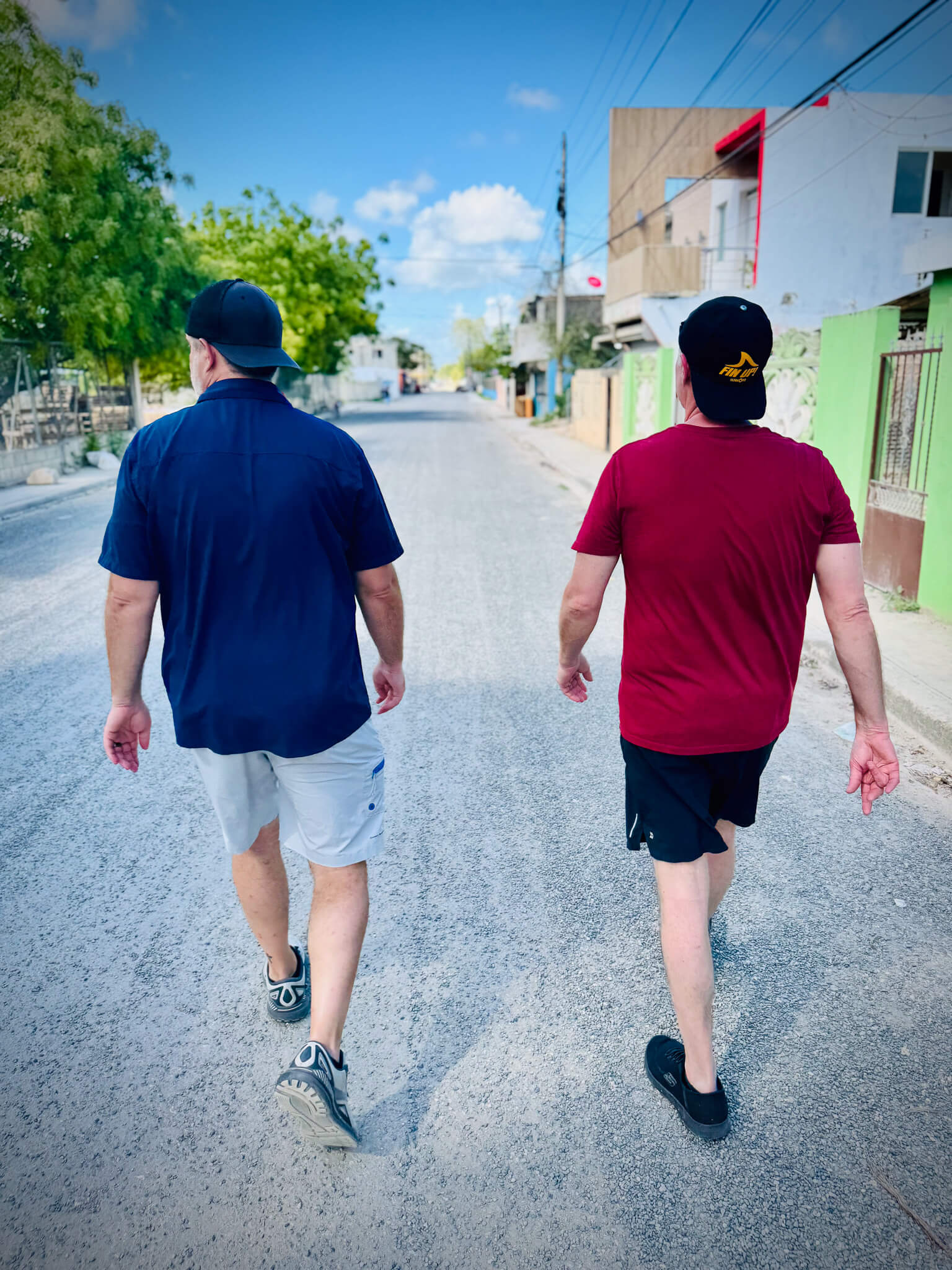 Rescued Movie behind the scenes - taking a walk