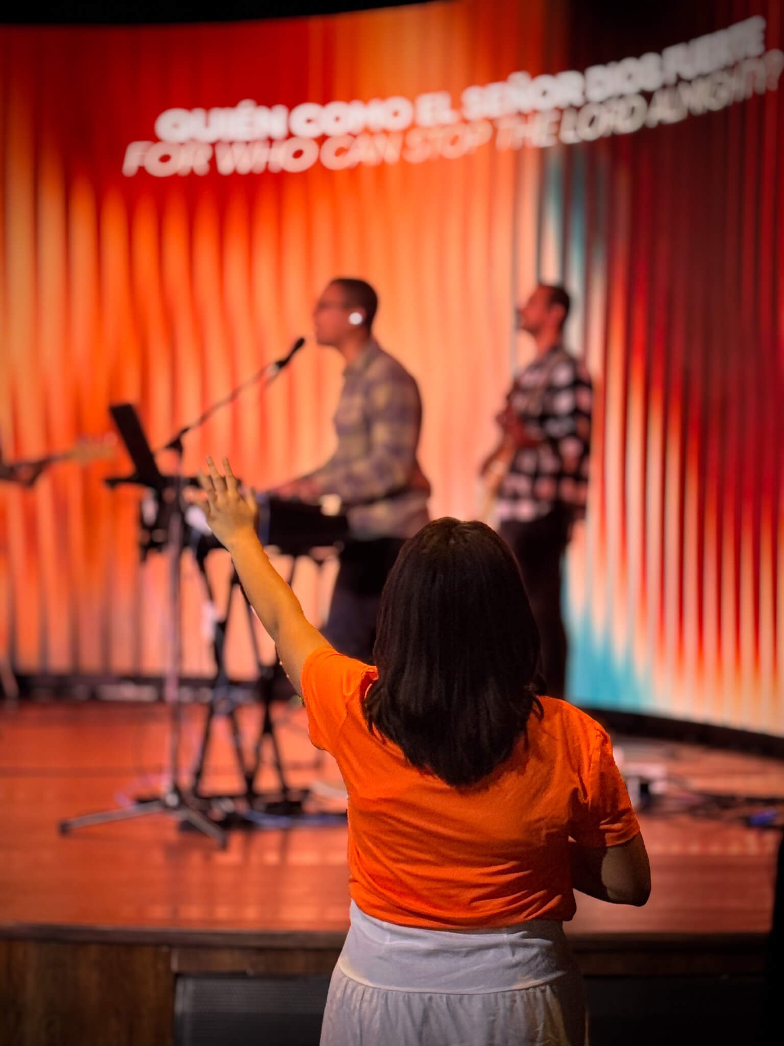 Rescued Movie behind the scenes - worship